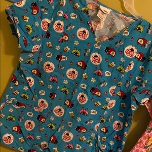 Scrub tops all for 25